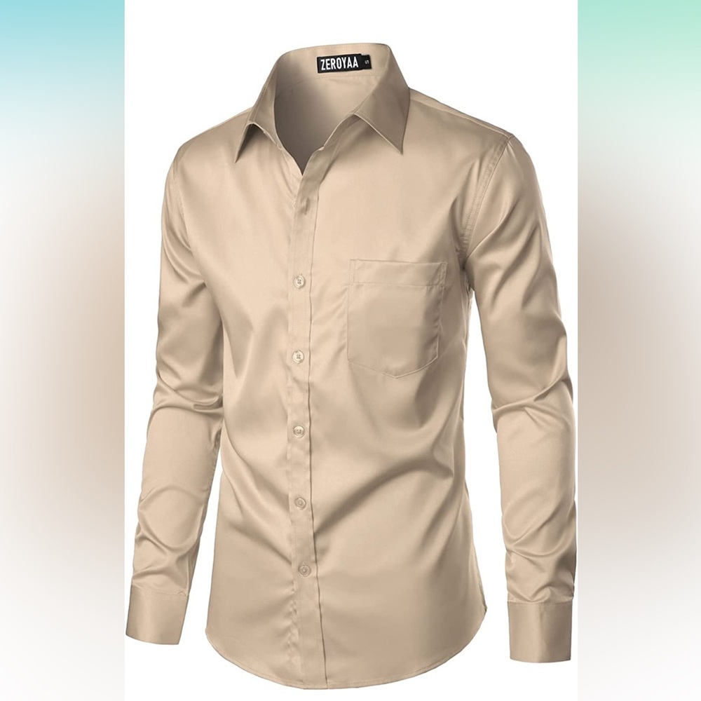 Men’s long sleeve dress shirt!